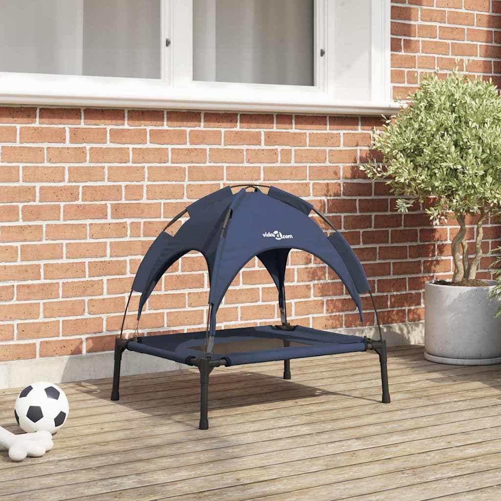 Letto per Cani Blu navy 62 x 48 x 61 cm Acciaio — miniatura 1 di 10