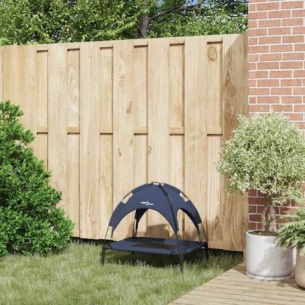 Letto per Cani Blu navy 62 x 48 x 61 cm Acciaio — miniatura 3 di 10