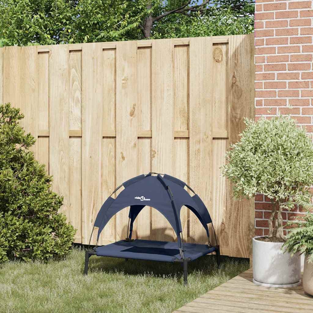 Letto per Cani Blu navy 76 x 62 x 70,5 cm Acciaio — miniatura 3 di 10