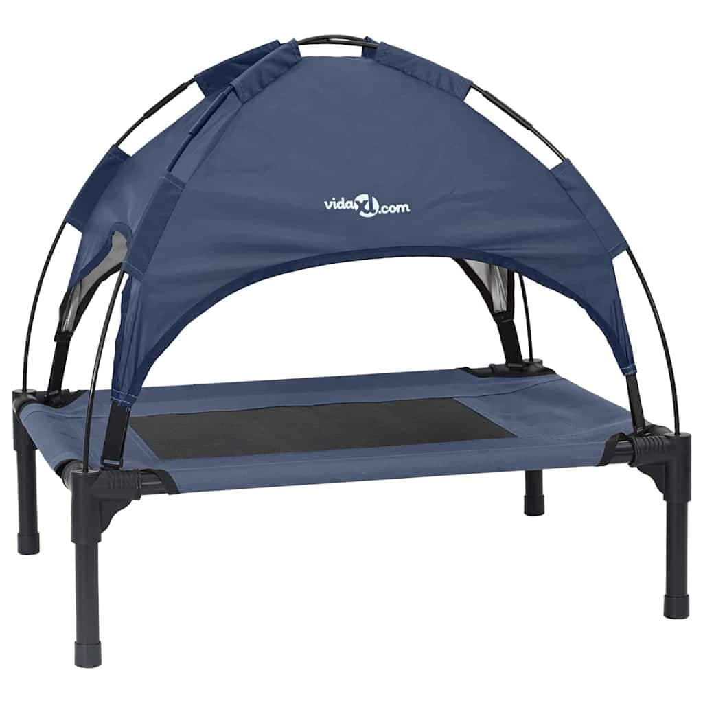 Letto per Cani Blu navy 76 x 62 x 70,5 cm Acciaio — miniatura 2 di 10
