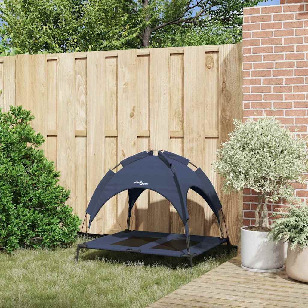 Letto per Cani Blu navy 92 x 77 x 82,5 cm Acciaio — miniatura 3 di 10