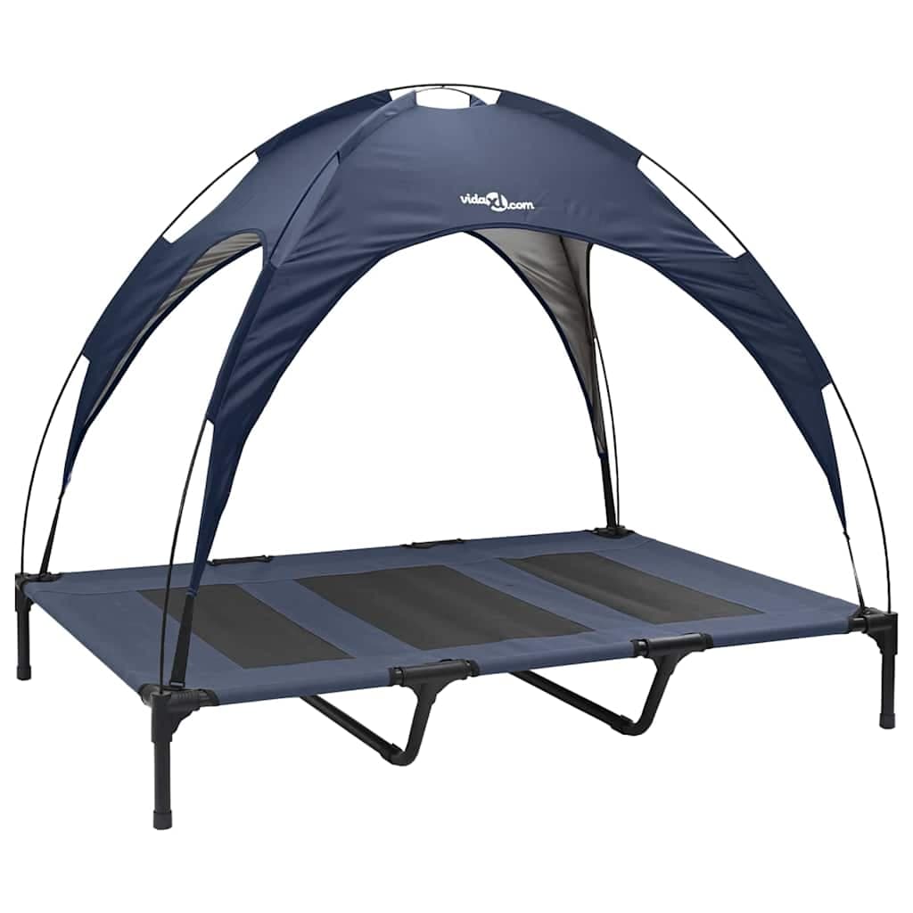 Letto per Cani Blu navy 122 x 93 x 106,5 cm Acciaio — foto 2 di 10