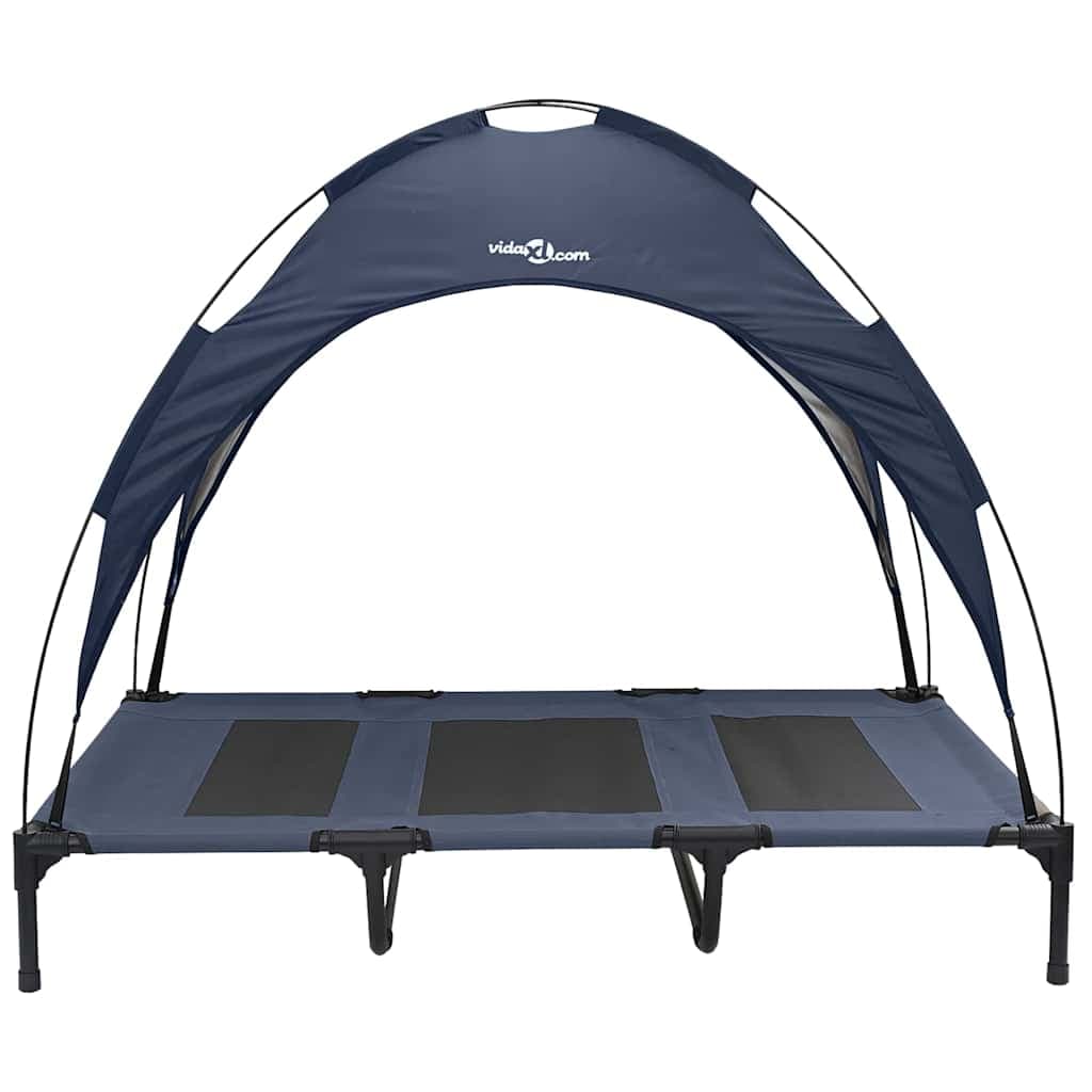 Letto per Cani Blu navy 122 x 93 x 106,5 cm Acciaio — foto 4 di 10