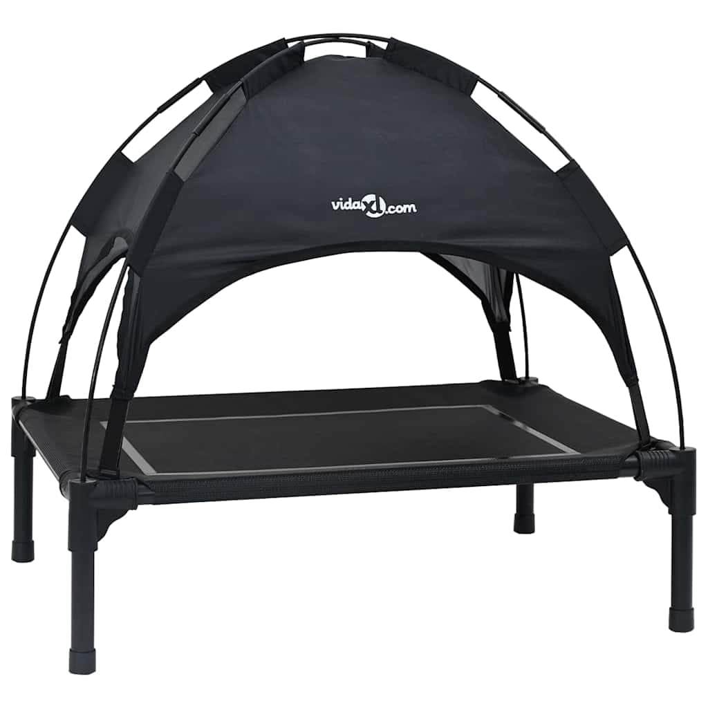 Letto per Cani 63 x 49,5 x 60 cm Acciaio Nero — miniatura 2 di 10