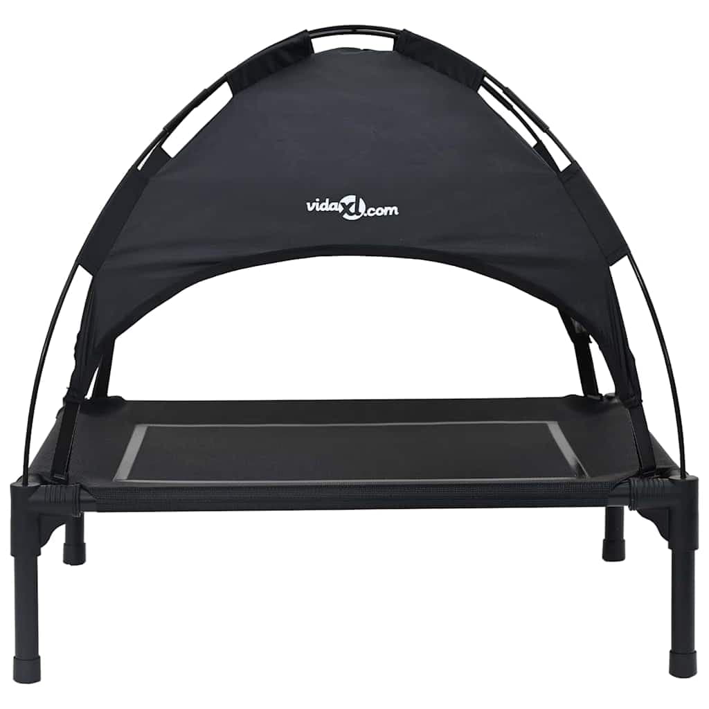 Letto per Cani 71 x 64 x 71 cm Acciaio Nero — miniatura 4 di 10