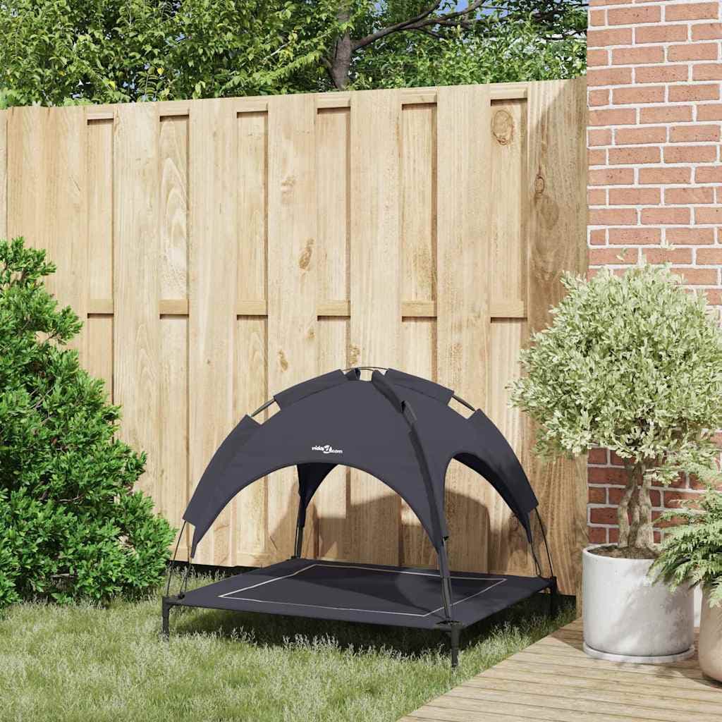 Letto per Cani 90 x 81 x 80,5 cm Acciaio Nero — miniatura 3 di 10
