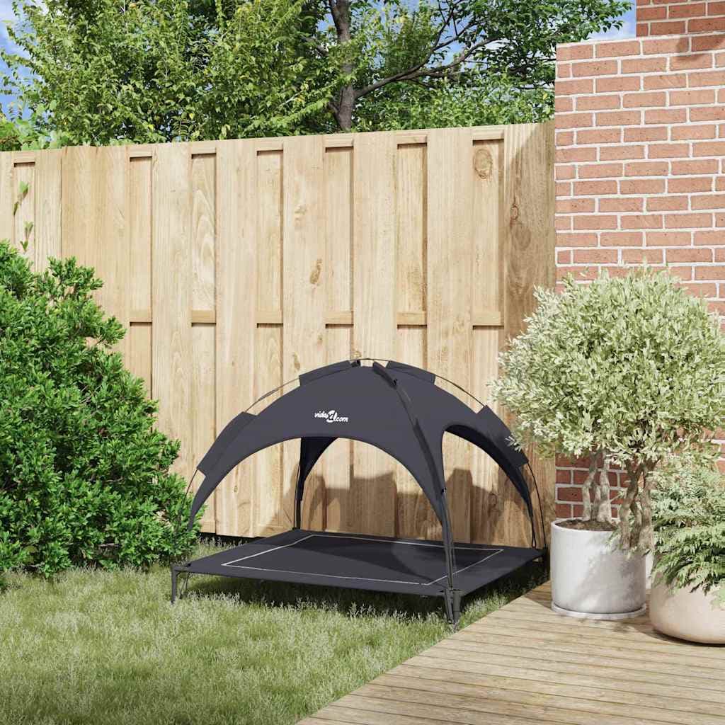 Letto per Cani 104 x 86 x 84,5 cm Acciaio Nero — miniatura 3 di 10