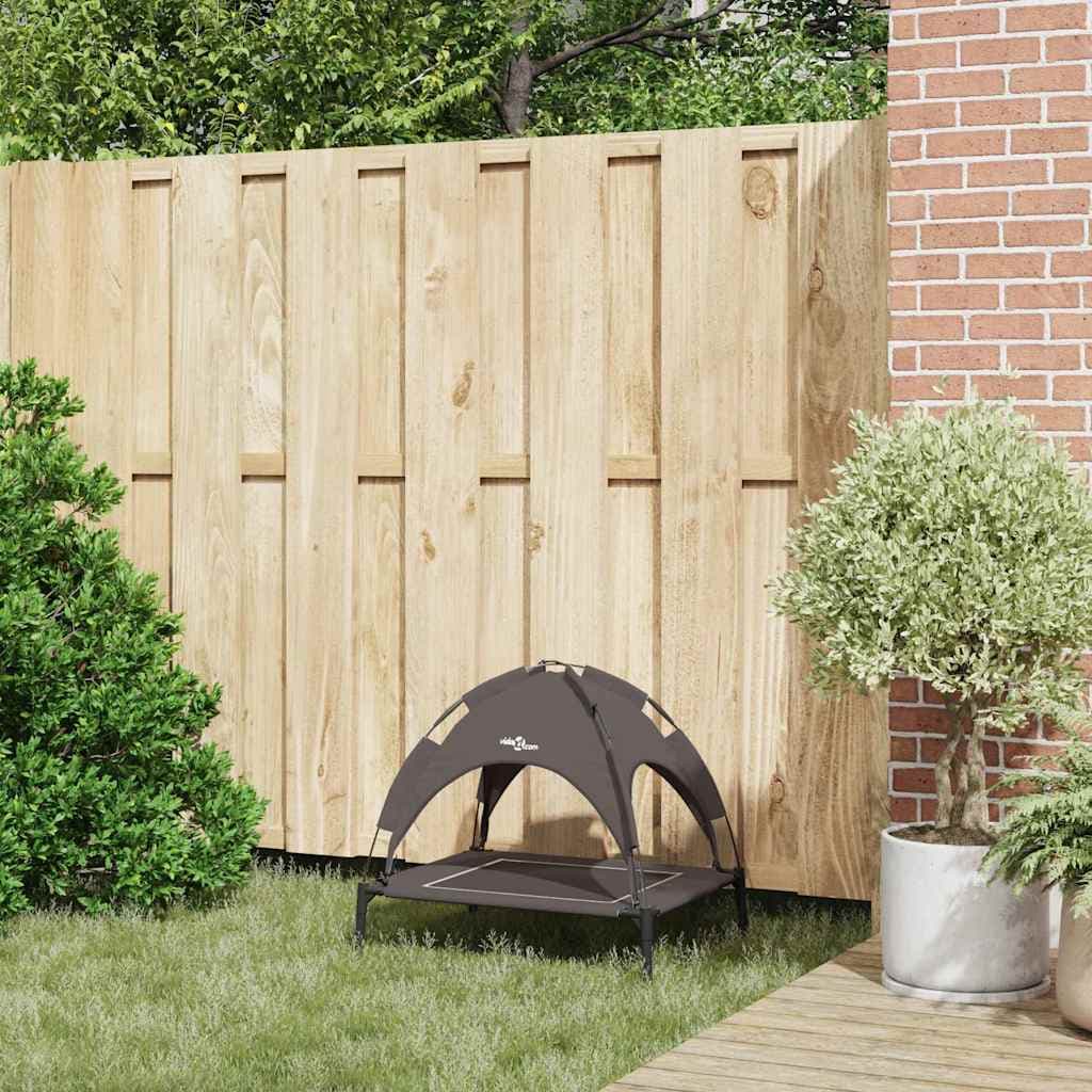 Letto per Cani 63 x 49,5 x 60 cm Acciaio Marrone — miniatura 3 di 10