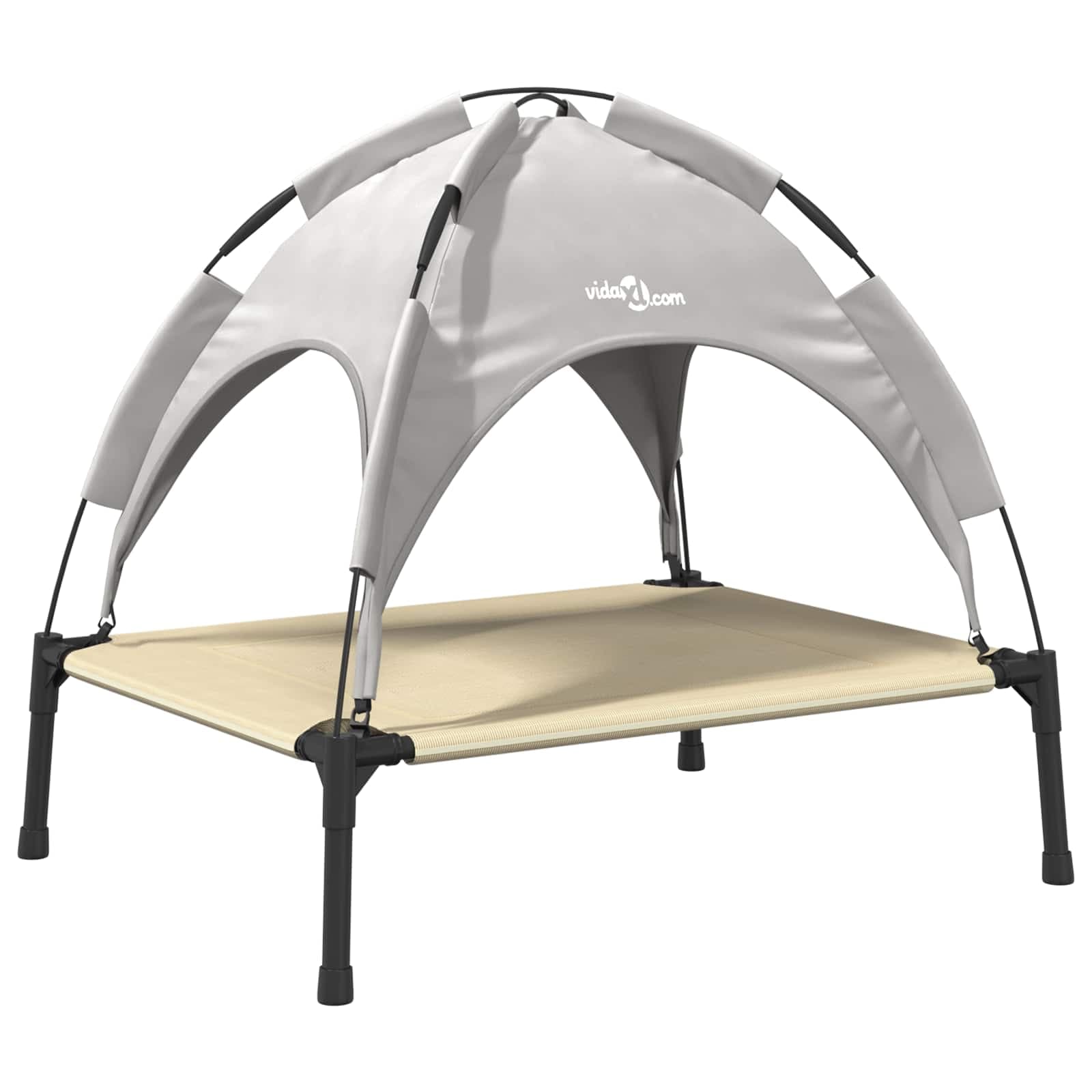 Letto per Cani 63 x 49,5 x 60 cm Acciaio Grigio Argento — miniatura 2 di 10