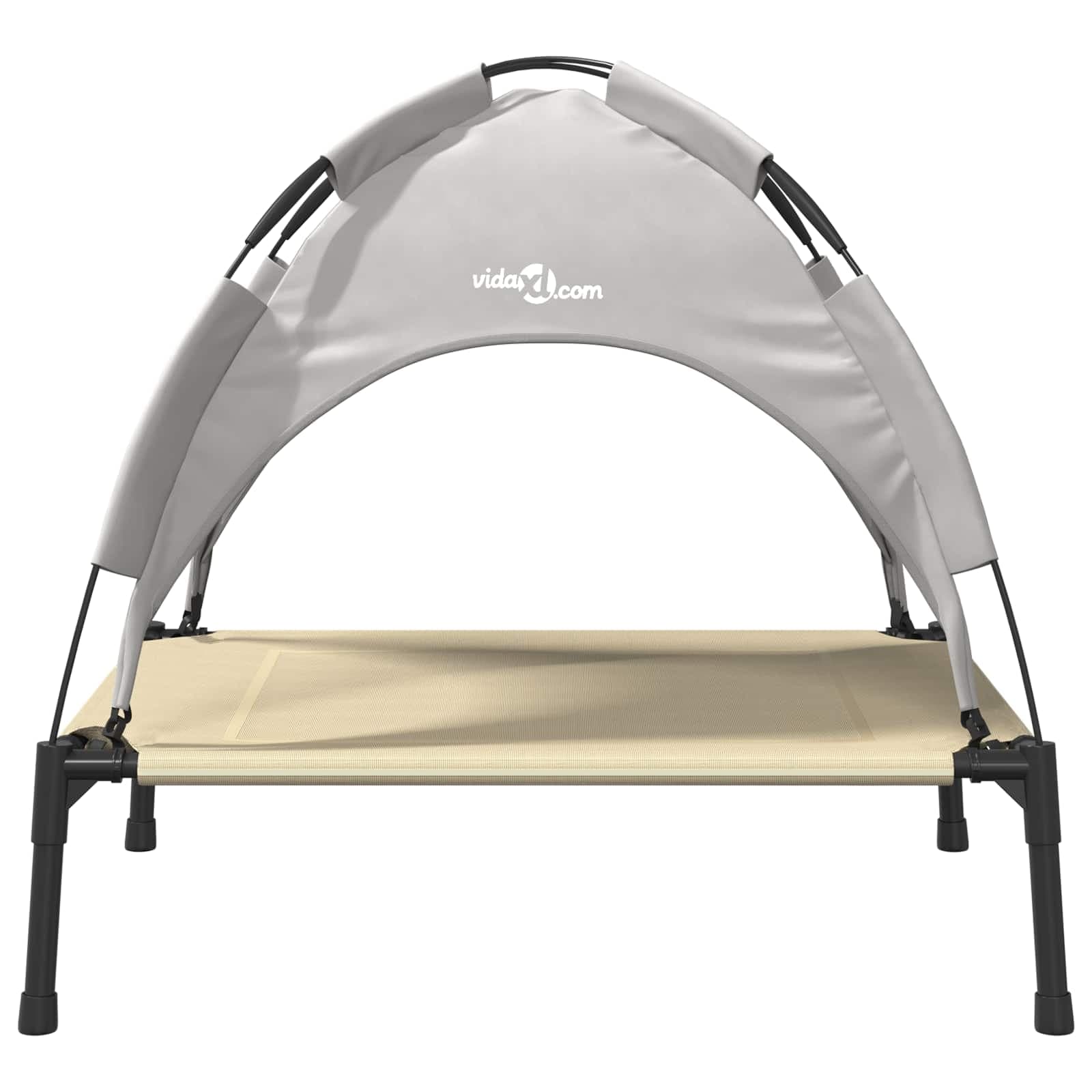 Letto per Cani 63 x 49,5 x 60 cm Acciaio Grigio Argento — miniatura 4 di 10