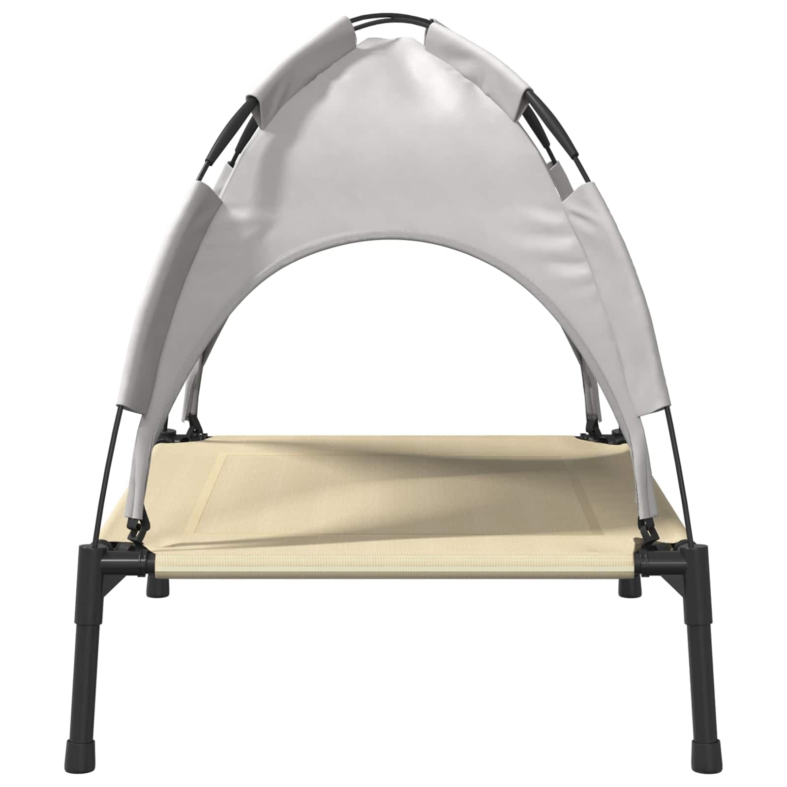 Letto per Cani 63 x 49,5 x 60 cm Acciaio Grigio Argento — miniatura 5 di 10