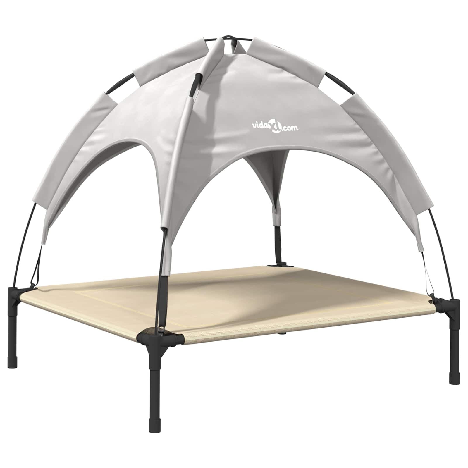 Letto per Cani 71 x 64 x 71 cm Acciaio Grigio Argento — miniatura 2 di 10