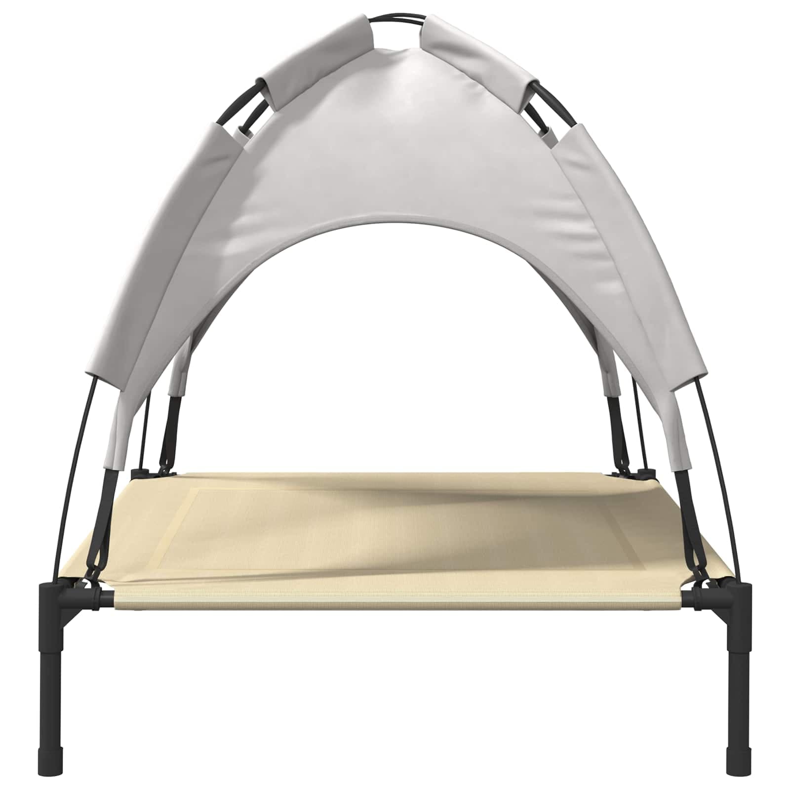 Letto per Cani 71 x 64 x 71 cm Acciaio Grigio Argento — miniatura 5 di 10