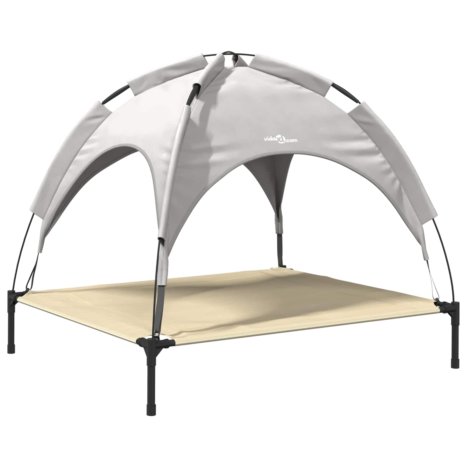 Letto per Cani 90 x 81 x 80,5 cm Acciaio Grigio Argento — miniatura 2 di 10