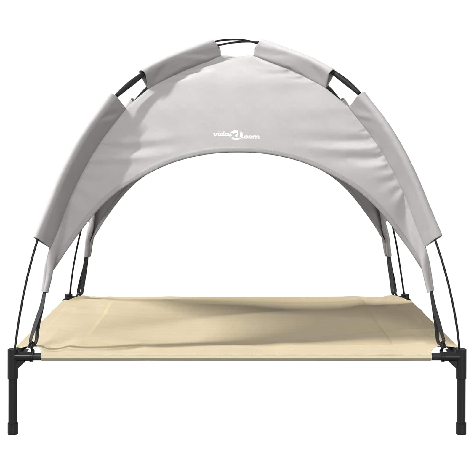 Letto per Cani 90 x 81 x 80,5 cm Acciaio Grigio Argento — miniatura 4 di 10