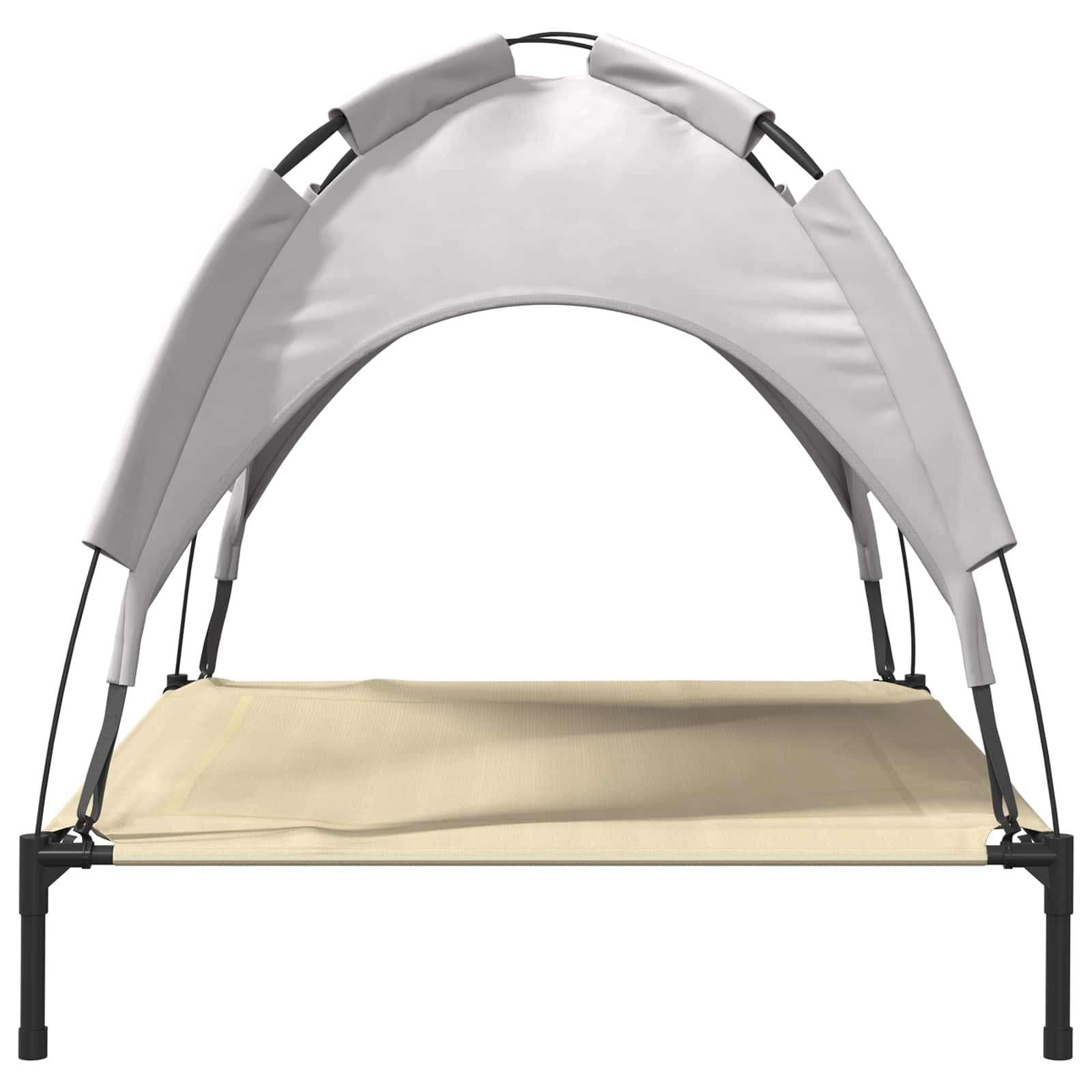 Letto per Cani 90 x 81 x 80,5 cm Acciaio Grigio Argento — miniatura 5 di 10