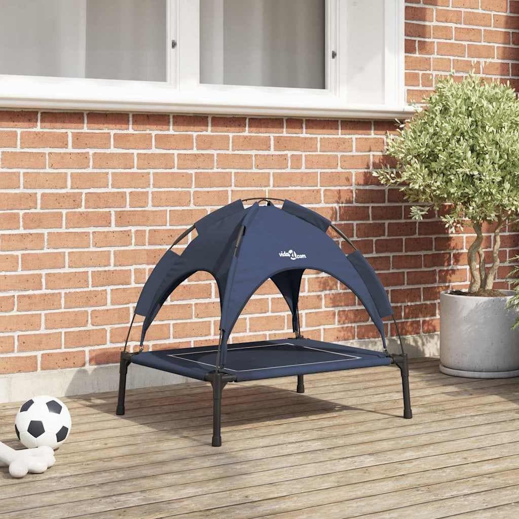 Letto per Cani 63 x 49,5 x 60 cm Acciaio Blu navy — miniatura 1 di 10