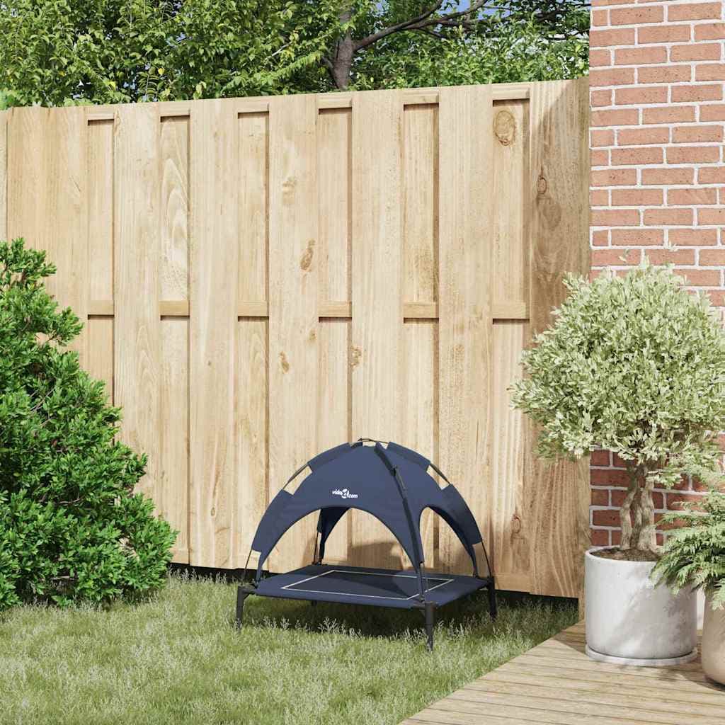 Letto per Cani 63 x 49,5 x 60 cm Acciaio Blu navy — miniatura 3 di 10