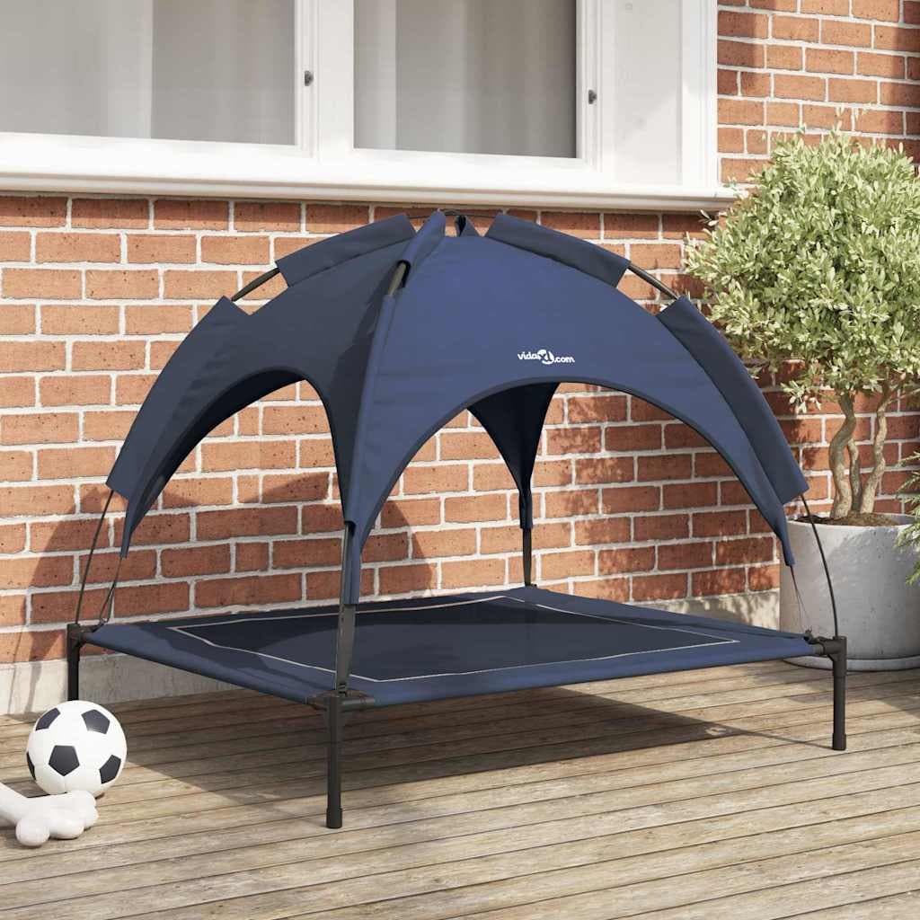 Letto per Cani 90 x 81 x 80,5 cm Acciaio Blu navy — miniatura 1 di 10