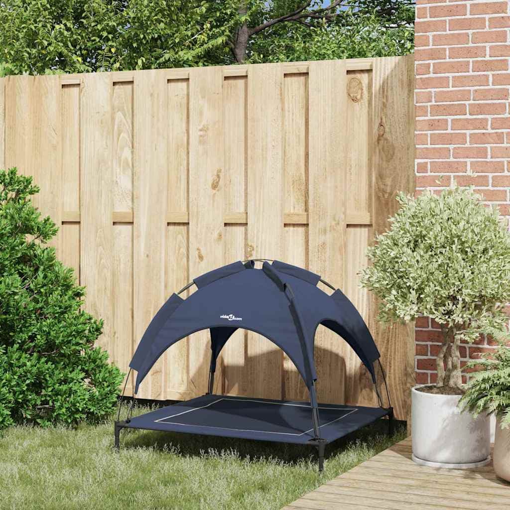 Letto per Cani 90 x 81 x 80,5 cm Acciaio Blu navy — miniatura 3 di 10