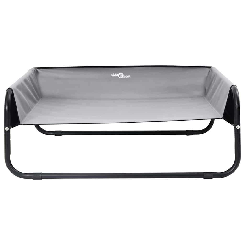 Letto per Cani Grigio chiaro 57 x 57 x 24 cm Acciaio — miniatura 4 di 10