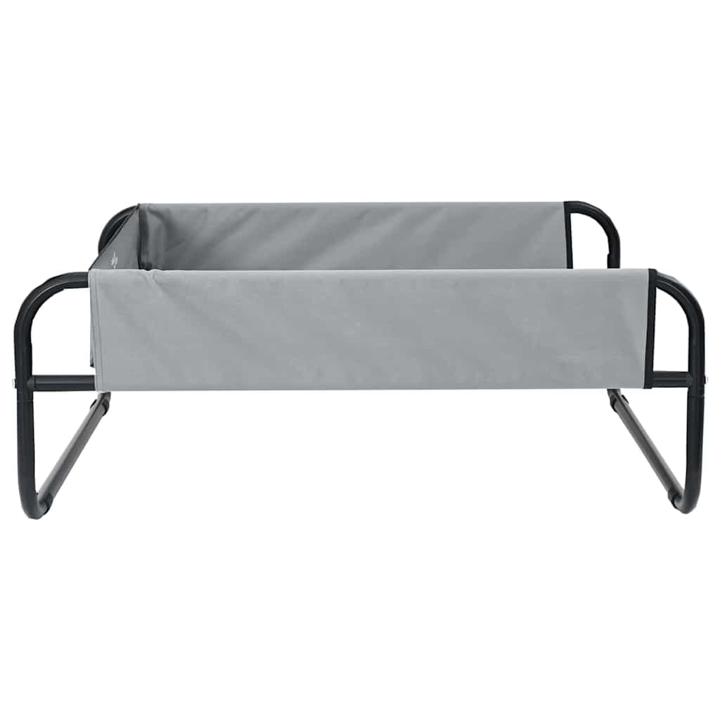 Letto per Cani Grigio chiaro 57 x 57 x 24 cm Acciaio — miniatura 5 di 10