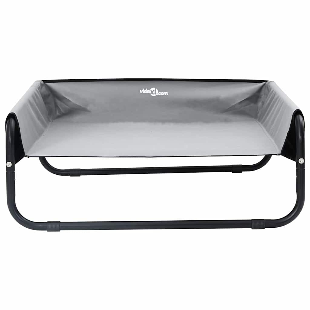 Letto per Cani Grigio chiaro 70 x 70 x 28,5 cm Acciaio — miniatura 4 di 10