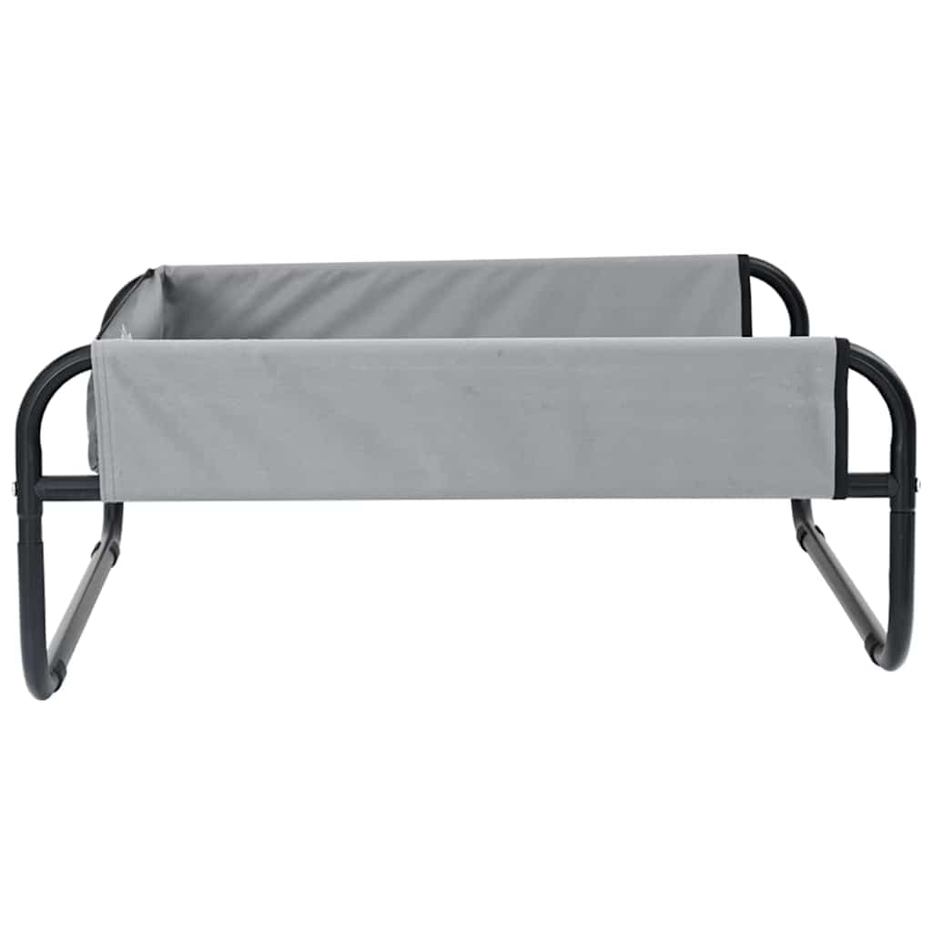 Letto per Cani Grigio chiaro 70 x 70 x 28,5 cm Acciaio — miniatura 5 di 10