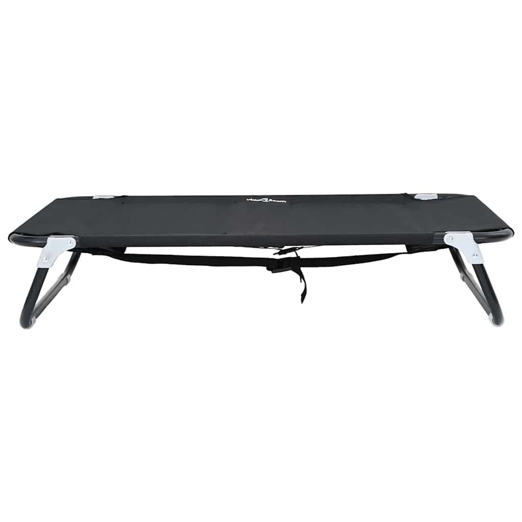 Letto per Cani 90 x 55 x 18 cm Acciaio Nero — miniatura 4 di 10