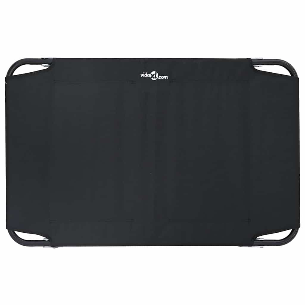 Letto per Cani 90 x 55 x 18 cm Acciaio Nero — miniatura 6 di 10