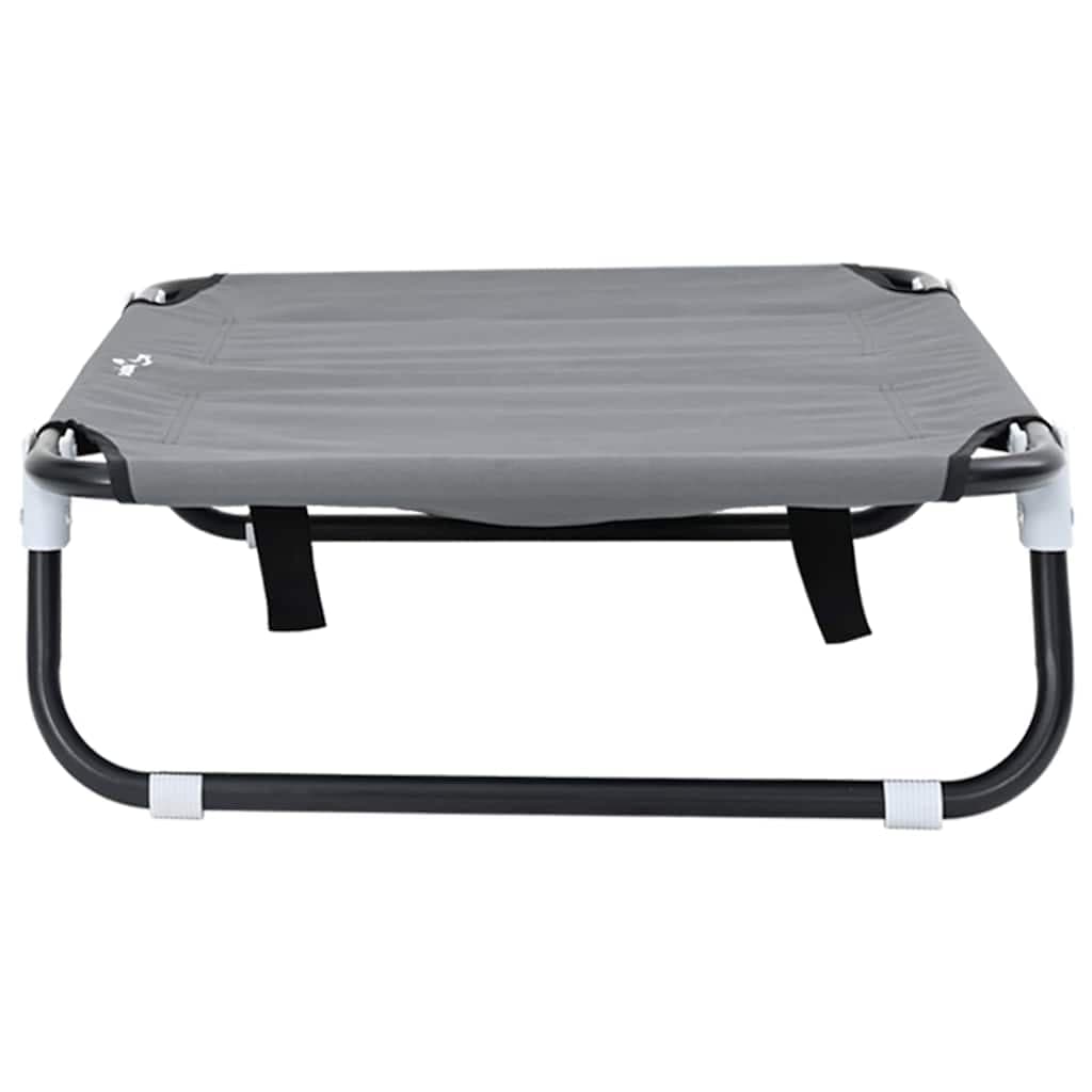 Letto per Cani 80 x 55 x 18 cm Acciaio Grigio Chiaro — miniatura 5 di 10
