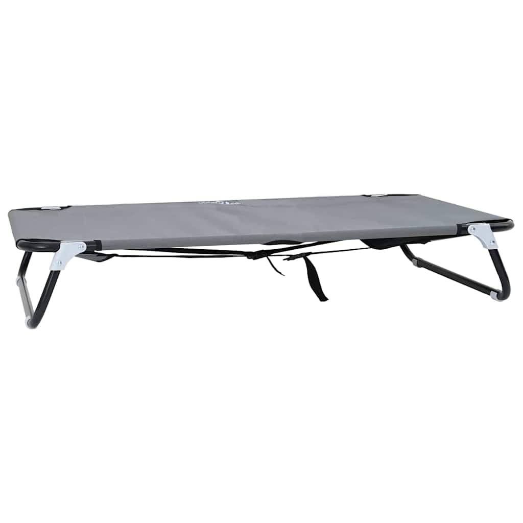 Letto per Cani 90 x 55 x 18 cm Acciaio Grigio Chiaro — miniatura 2 di 10