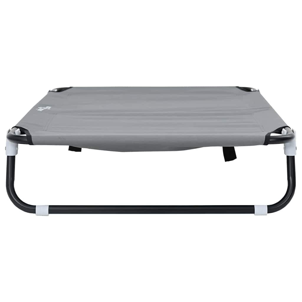 Letto per Cani 105 x 65 x 18 cm Acciaio Grigio Chiaro — miniatura 5 di 10