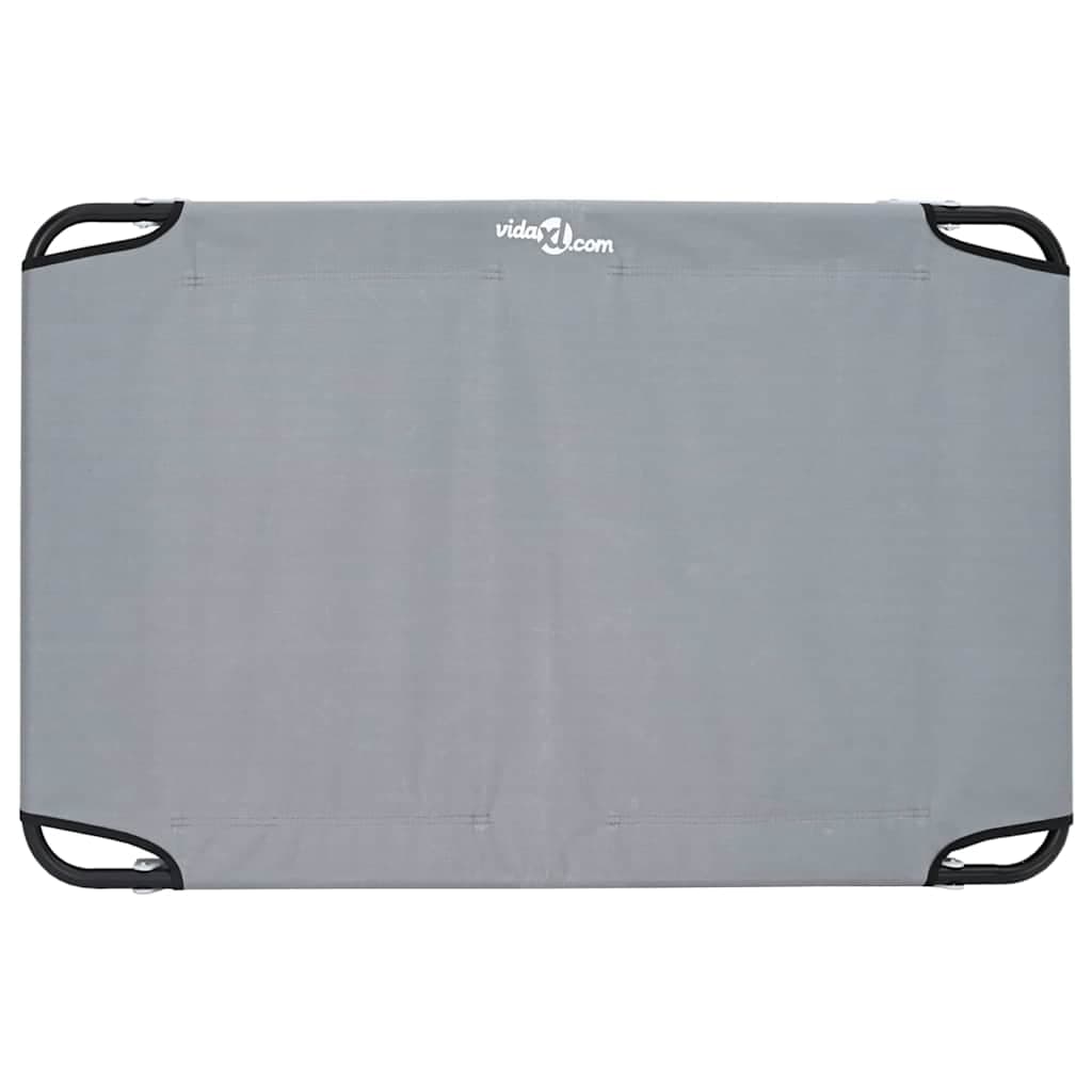 Letto per Cani 105 x 65 x 18 cm Acciaio Grigio Chiaro — miniatura 6 di 10