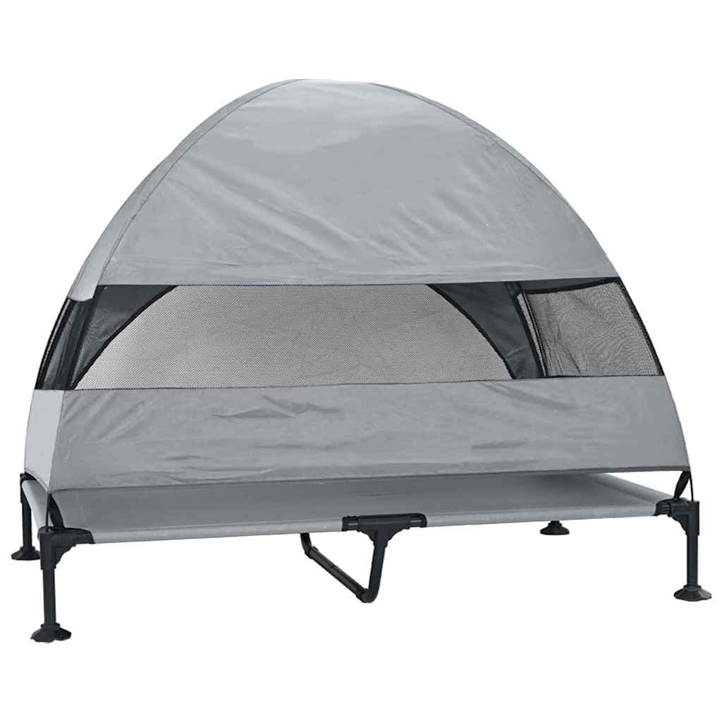 Letto per Cani Elevato 127 x 81 x 108 cm Tessuto e acciaio — miniatura 6 di 10