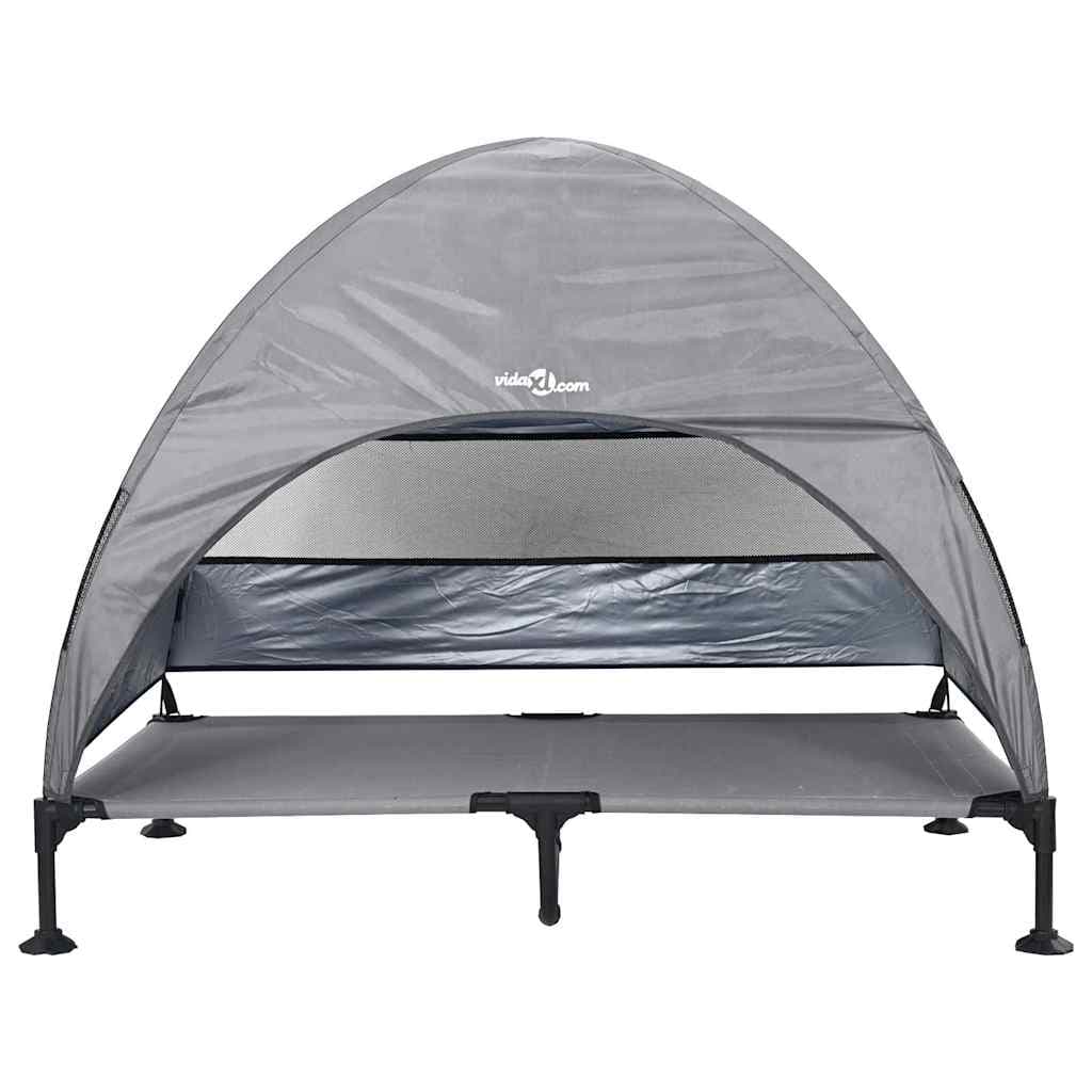 Letto per Cani Elevato 127 x 81 x 108 cm Tessuto e acciaio — miniatura 4 di 10