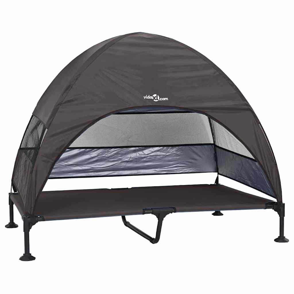 Letto per Cani Elevato 127 x 81 x 108 cm Tessuto e acciaio — miniatura 2 di 10