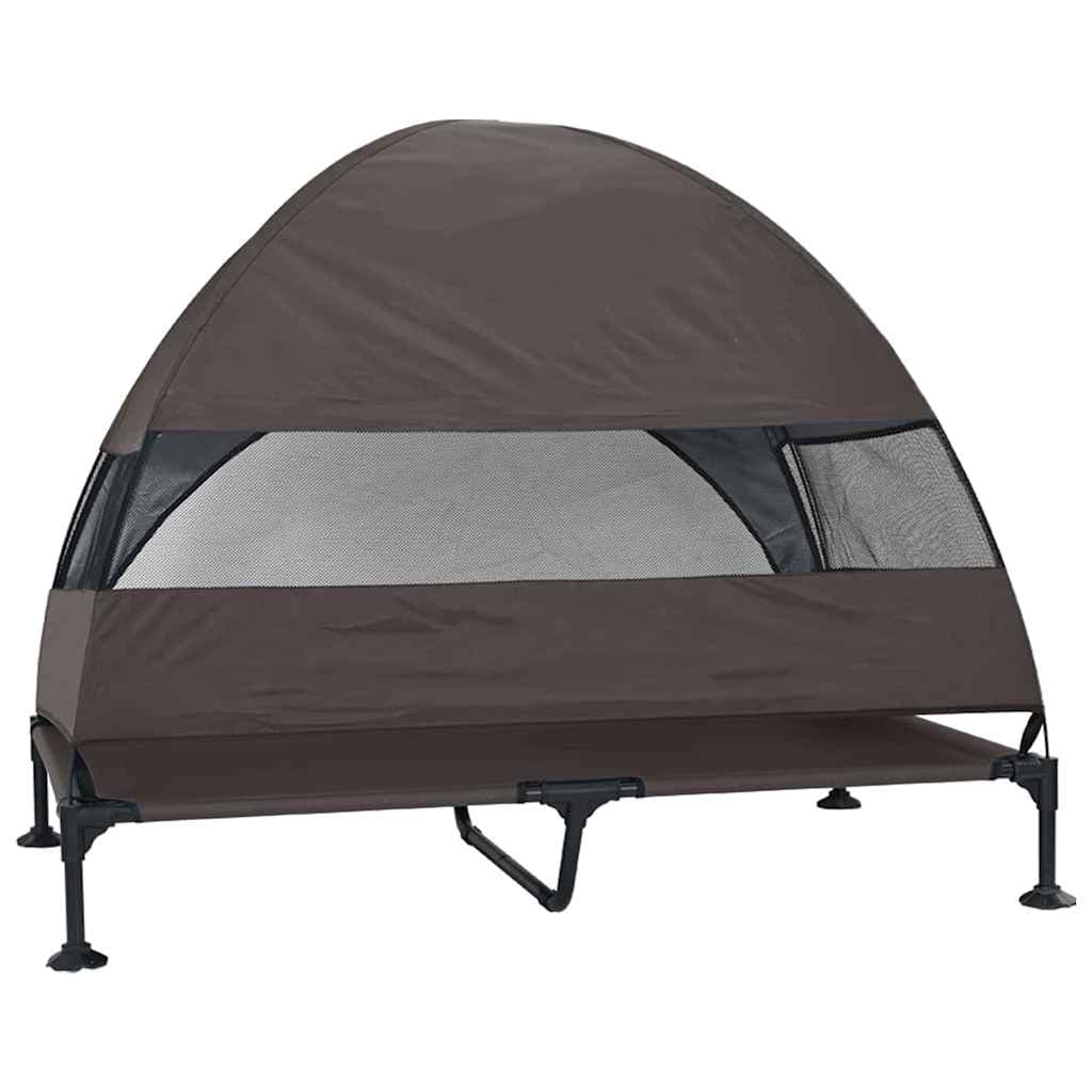 Letto per Cani Elevato 127 x 81 x 108 cm Tessuto e acciaio — miniatura 6 di 10