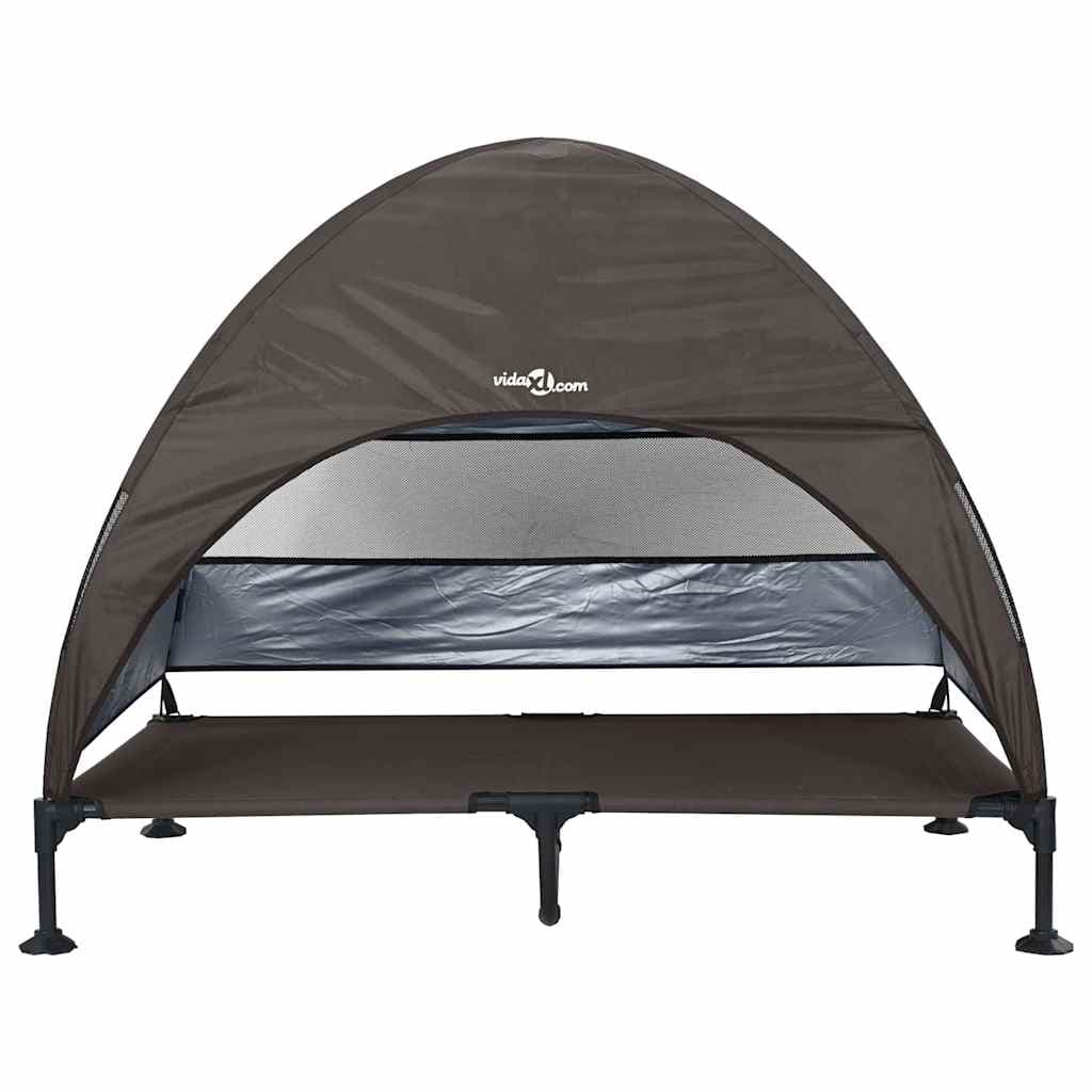 Letto per Cani Elevato 127 x 81 x 108 cm Tessuto e acciaio — miniatura 4 di 10