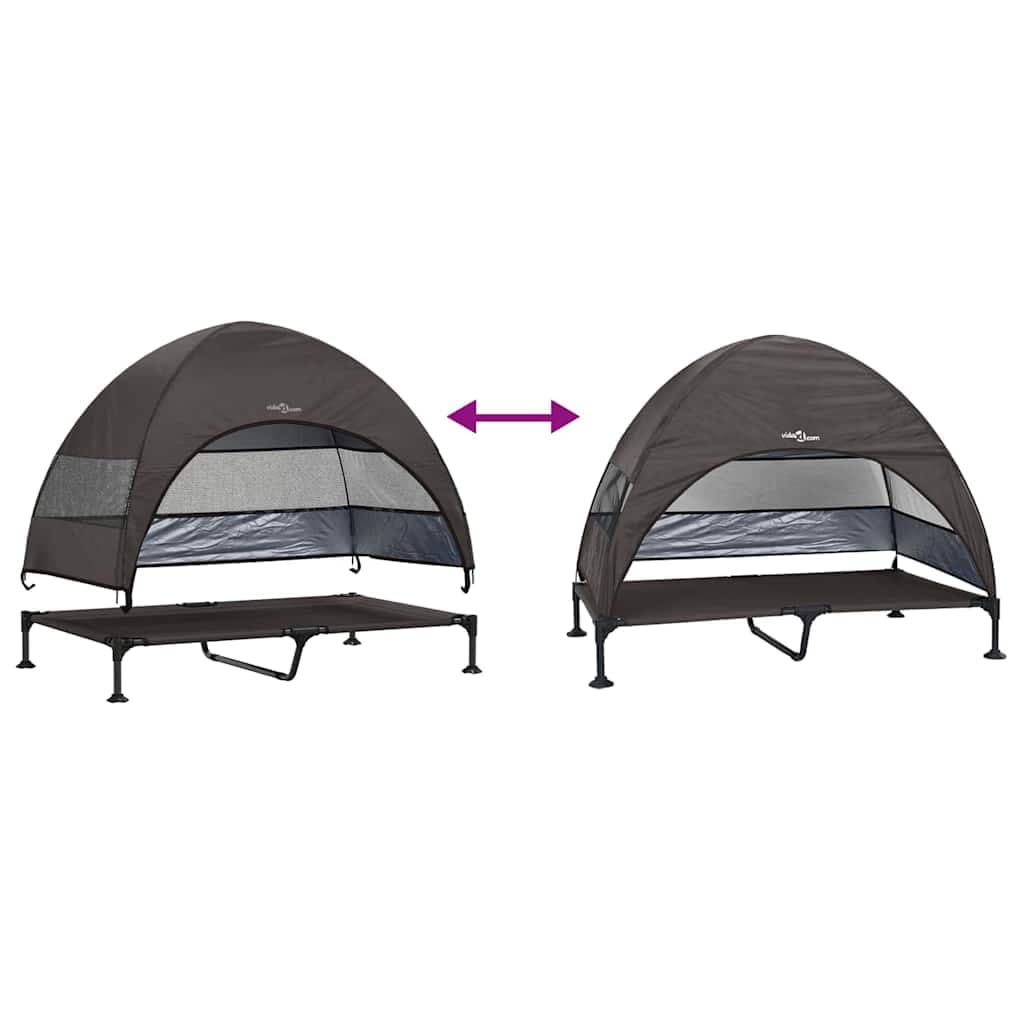 Letto per Cani Elevato 127 x 81 x 108 cm Tessuto e acciaio — miniatura 10 di 10