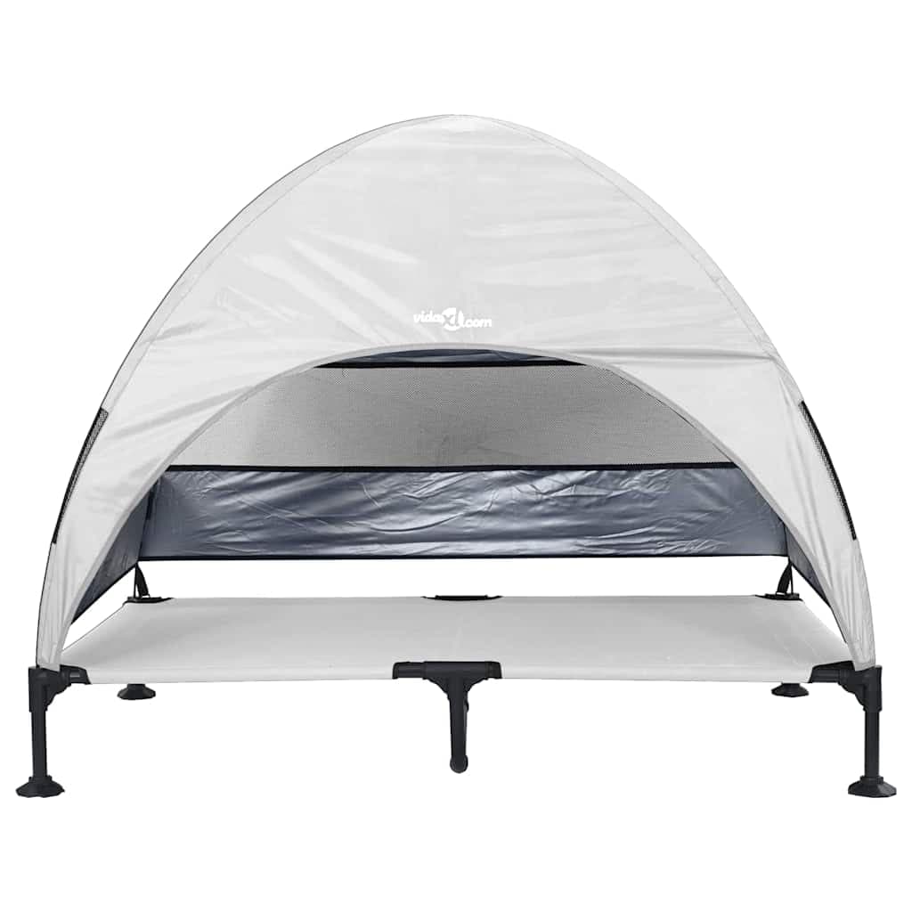 Letto per Cani Elevato 127 x 81 x 108 cm Tessuto e acciaio — miniatura 4 di 10
