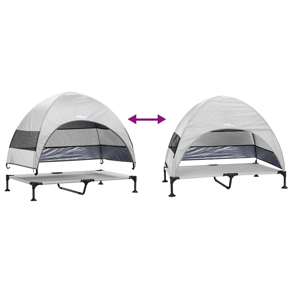 Letto per Cani Elevato 127 x 81 x 108 cm Tessuto e acciaio — miniatura 10 di 10