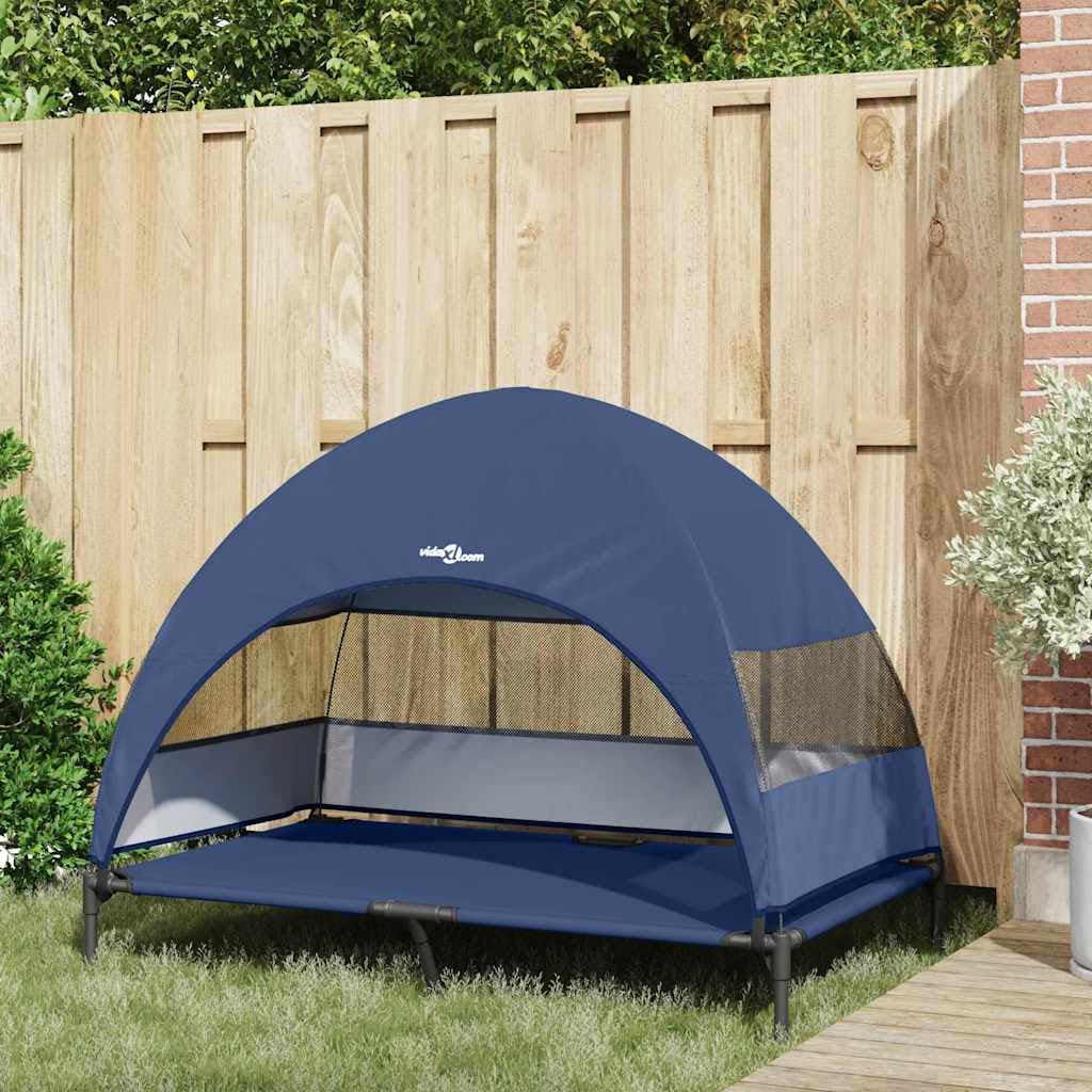 Letto per Cani Elevato 127 x 81 x 108 cm Tessuto e acciaio — miniatura 3 di 10