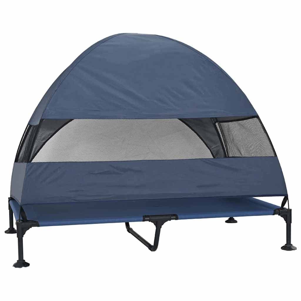 Letto per Cani Elevato 127 x 81 x 108 cm Tessuto e acciaio — miniatura 6 di 10