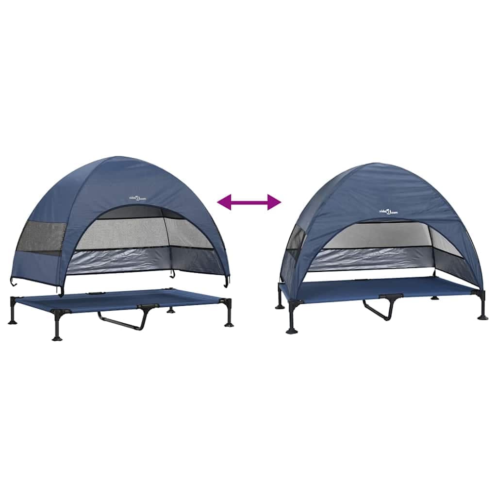 Letto per Cani Elevato 127 x 81 x 108 cm Tessuto e acciaio — miniatura 10 di 10