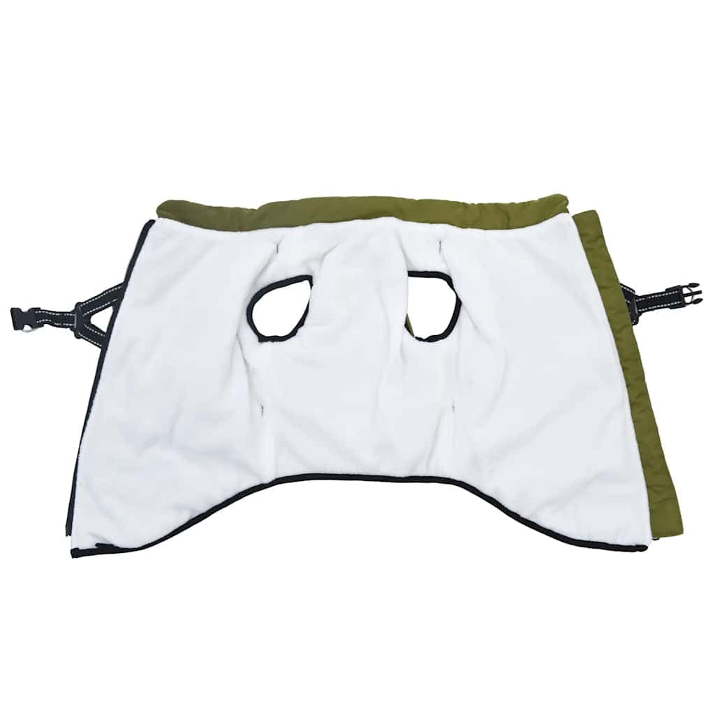 Cappotto Cani Imbracatura Impermeabile Riflettente Verde L44 — miniatura 2 di 8