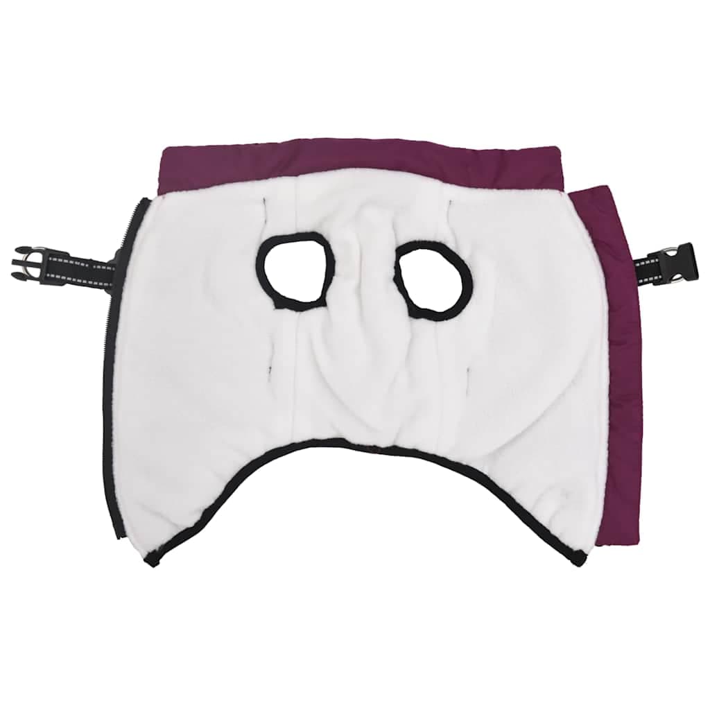 Cappotto Cani Imbracatura Impermeabile Riflettente Viola L32 — miniatura 2 di 8
