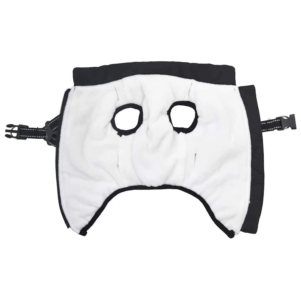 Cappotto Cani con Imbracatura Impermeabile Riflettente Nero L28 — miniatura 2 di 8