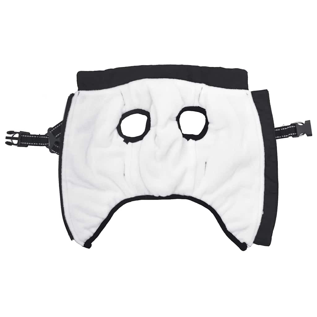 Cappotto Cani con Imbracatura Impermeabile Riflettente Nero L32 — miniatura 2 di 8