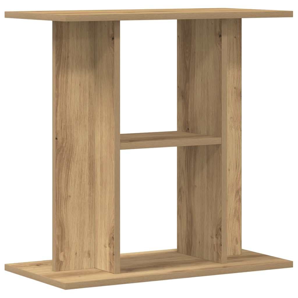 Supporto Acquario 60x30x60 cm Multistrato Rovere Artigianale — miniatura 2 di 9